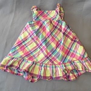 Gum Balls Button Up Dress, Multi Color, Size 2T